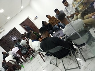 Photo 3 of of Port-Harcourt School Of AI members in a study group